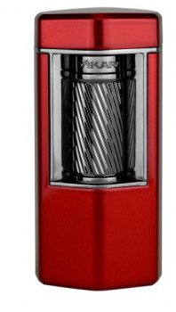 Xikar Meridian Triple Flame Lighter Red/Gunmetal