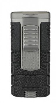 Xikar Tactical Triple Lighter Black/Gun Metal