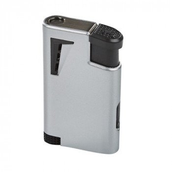Xikar XK1 Single Jet Flame Lighter Silver