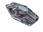 2 Cigar Hexagon Crystal Ashtray in Gift Box