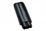 2 Cigar Leather Cigar Case - Black