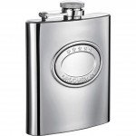 5 Stars 8 oz. Stainlesss Steel Groomsman Hip Flask