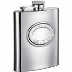 5 Stars Best Man 8 oz. Stainlesss Steel Hip Flask