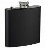 6 oz. Raven Rubberized Black Liquor Flask