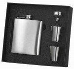 8 oz. Stainless Steel Flask Gift Set