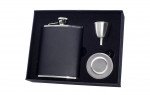 Ano Leather 6 oz. Stellar Flask Gift Set