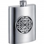 Aragon Celtic Design Pewter Hip Flask