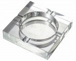 Arnold Crystal Cigar Ashtray Four Cigar Lip
