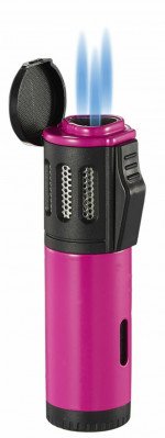 Artemis Triple Torch Flame Lighter Pink