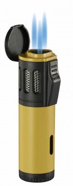 Artemis Triple Torch Flame Lighter Yellow