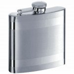 Band Two-Tone Stainless Steel 6 oz. Hip Flask