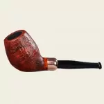 Baraccini Ole Shenandoah Copper Sandblast Devil Straight Pipe
