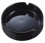 Black Ceramic Cigarette Ashtray