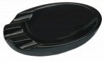 Bradford Black Ceramic Cigar Ashtray For Patio Use