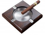 Brenton Polished Wood Ashtray
