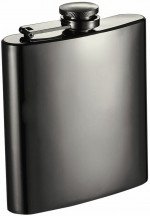Brons Gunmetal Hip Flask - 6 oz.