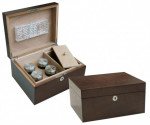 Cannabis Humidor with 4 Glass Jars