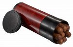 Carlos 7 Cigar Travel Humidor Burl and Black