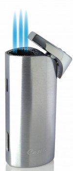 Caseti Basilisk Triple Jet Flame Cigar Lighter Chrome