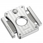 Caseti Dion Engine Turned Chrome Cigar Cutter