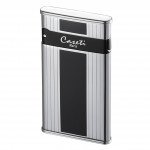 Caseti Flaco Black Panel Ultra-Thin Torch Flame Cigar Lighter