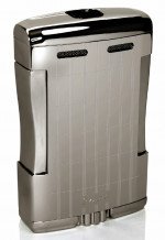 Caseti Sparta Gun Satintriple Torch Flame Cigar Table Lighter
