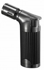 Cato II Quad Flame Table Lighter Black Matte