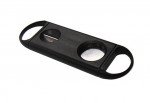 Combo Guillotine & V-Cut Cigar Cutter - Black Plastic