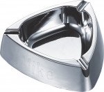 Deepdish Triangular Zinc Alloy Mirror Finish Cigarette Ashtray