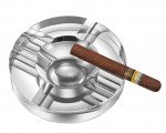 Elara Round Crystal Cigar Ashtray