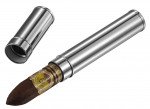 Gareth Silver Finish Cigar Tube