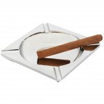 Gathering Large Solid Metal Cigar Ashtray