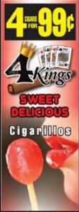 Good Times Cigarillos 4 Kings Sweet Delicious