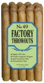 J. C. Newman No. 49 Factory Throwouts