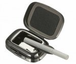 Jerome Gun-Metal Plated Rectangular Metal Pocket Ashtray