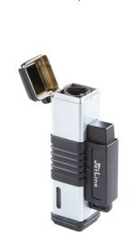 Jetline New York Triple-Flame Lighter Gun Metal/Black