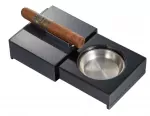 Loki Sliding Ashtray With Removable Ashtray And Compartments Carbon Fiber