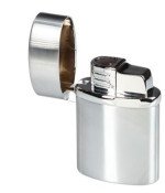 Lotus Triple Table Top Lighter Chrome