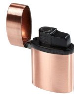 Lotus Triple Table Top Lighter Copper & Black