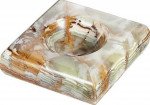 Malachite Onyx Cigarette Ashtray