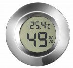 Modern Small Circular Digital Hygrometer
