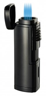 Pyrgos Quad Flame Torch Lighter Matte Black