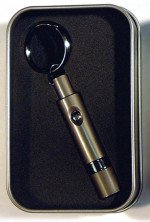 Retractable Bullet Cutter Key Chain in Gift Box (Gun Metal)