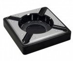 Saint Lucia Metal & Black Lacquer Ashtray