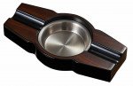 Santiago Lacquered Wood Cigar Ashtray Holds 2 Cigars