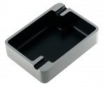 Severn Matte Black Metal Cigarette Ashtray