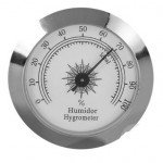Small Analog Hygrometer Silver
