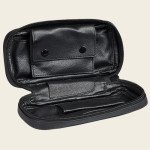 Stanwell 2 Pipe Case with Snap-out Tobacco Pouch Black