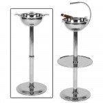 Stinky Floor Ashtray Silver