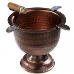 Stinky Tall Ashtray Hammered Copper